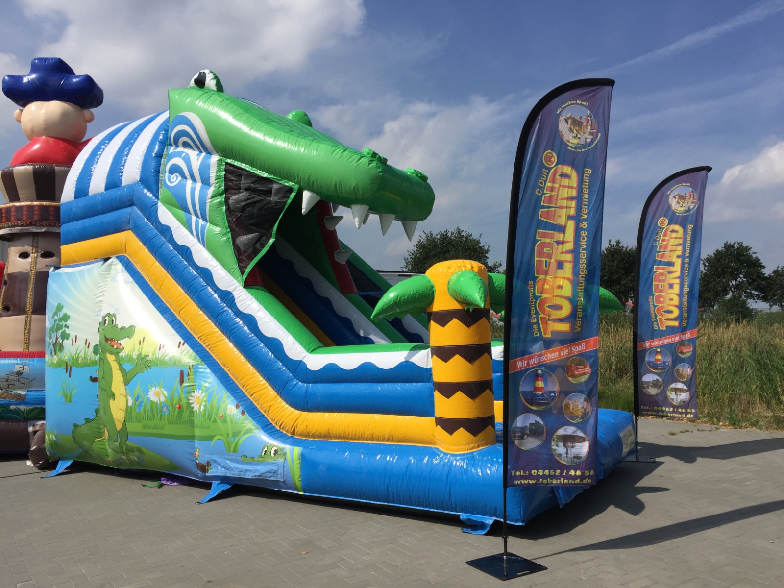 Risenrutsche Croco small mieten bei TOBERLAND