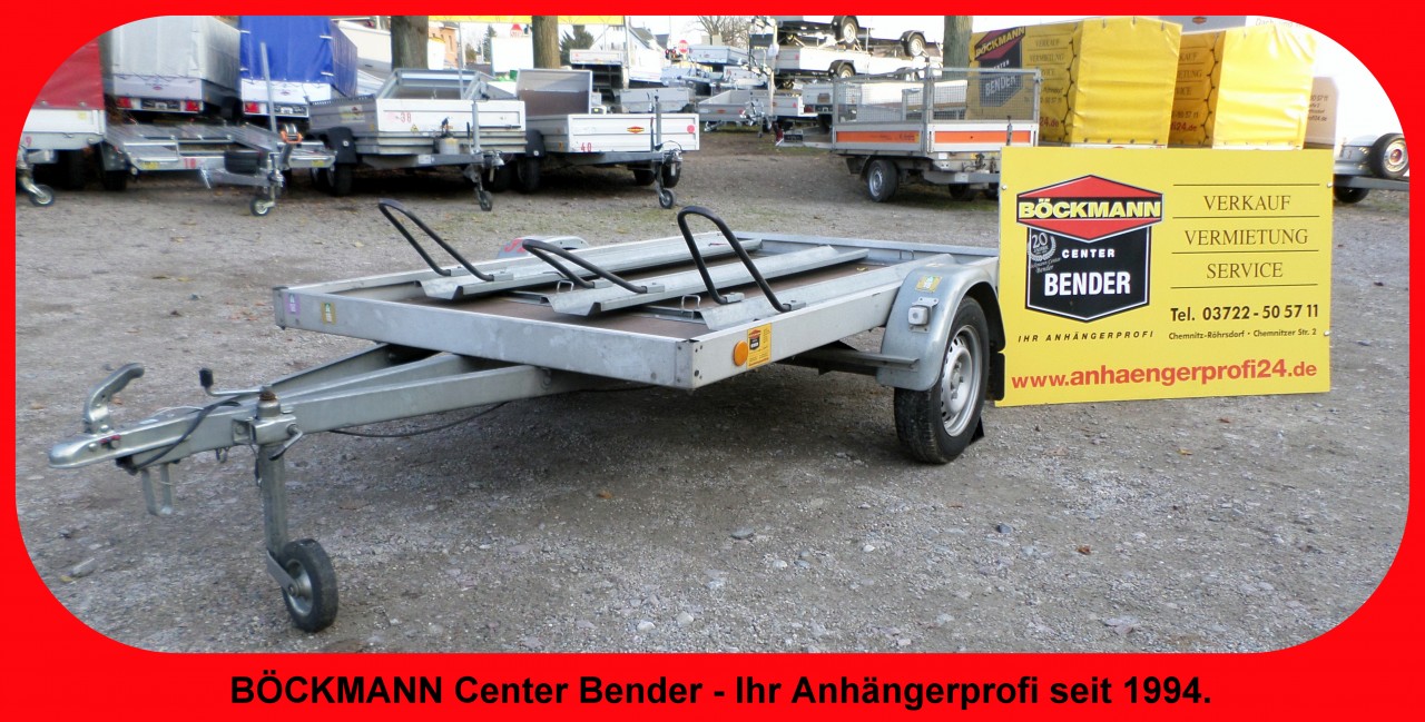 Nr. 52 - Motorradtransporter / 2,43 m x 1,43 m mieten bei Böckmann Center Bender