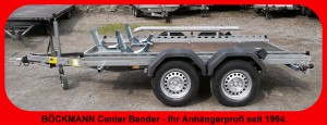 Nr. 41 - Kastenanhänger mit Plane / 3,01 m x 1,50 m x 1,80 m mieten bei Böckmann Center Bender