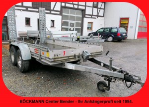 Nr. 6 - Kofferanhänger / 2,50 m x 1,30 m x 1,52 m mieten bei Böckmann Center Bender