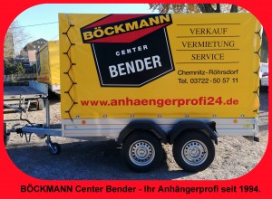 Nr. 40 - Kastenanhänger / 3,00 m x 1,50 m x 0,35 m mieten bei Böckmann Center Bender