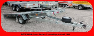 Nr. 17 - Kastenanhänger mit Plane / 2,51 m x 1,30 m x 1,60 m mieten bei Böckmann Center Bender