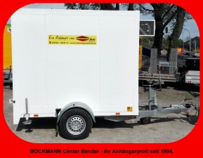 Nr. 10 - Kastenanhänger mit Plane / 5,14 m x 2,10 m x 2,10 m mieten bei Böckmann Center Bender