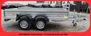 Nr. 37 - E-Dreiseitenkipper m. Gitteraufsatz / 3,24 m x 1,80 m x 0,40 m mieten bei Böckmann Center Bender