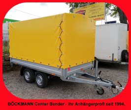 Nr. 8 - Kastenanhänger / 3,74 m x 1,80 m x 0,35 m mieten bei Böckmann Center Bender