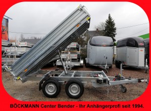 Nr. 36 - Planenanhänger / 2,10 m x 1,30 m x 1,30 m mieten bei Böckmann Center Bender