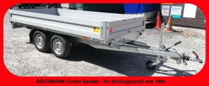 Nr. 7 - Baumaschinentransporter / 3,50 m x 1,75 m x 0,15 m mieten bei Böckmann Center Bender