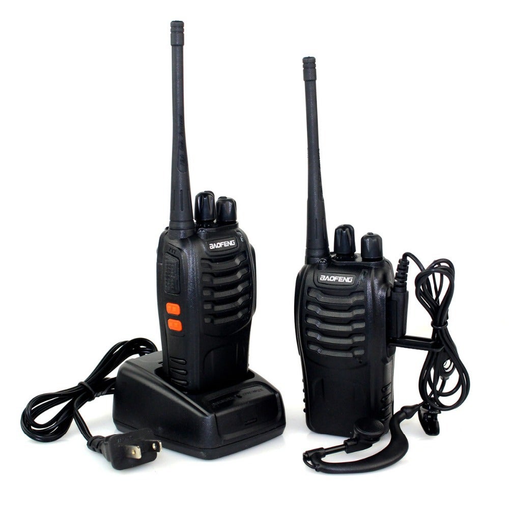 Funkgeräte mieten - 5er-Set BF-888 im Koffer für Messe & Event