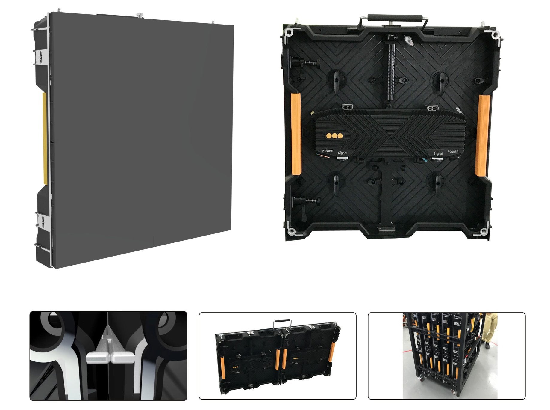 LED-Wand mieten - LED-Screen P2.6 pro m², in-/outdoor, modular