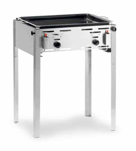 Gasgrill mieten - Gasbräter Edelstahl, 3-flammig, 12 kW