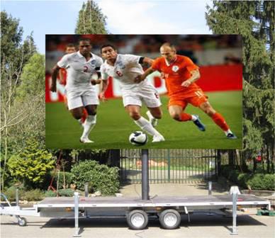 LED-Trailer mieten - 12 m² LED-Wand P3.9, in-/outdoor