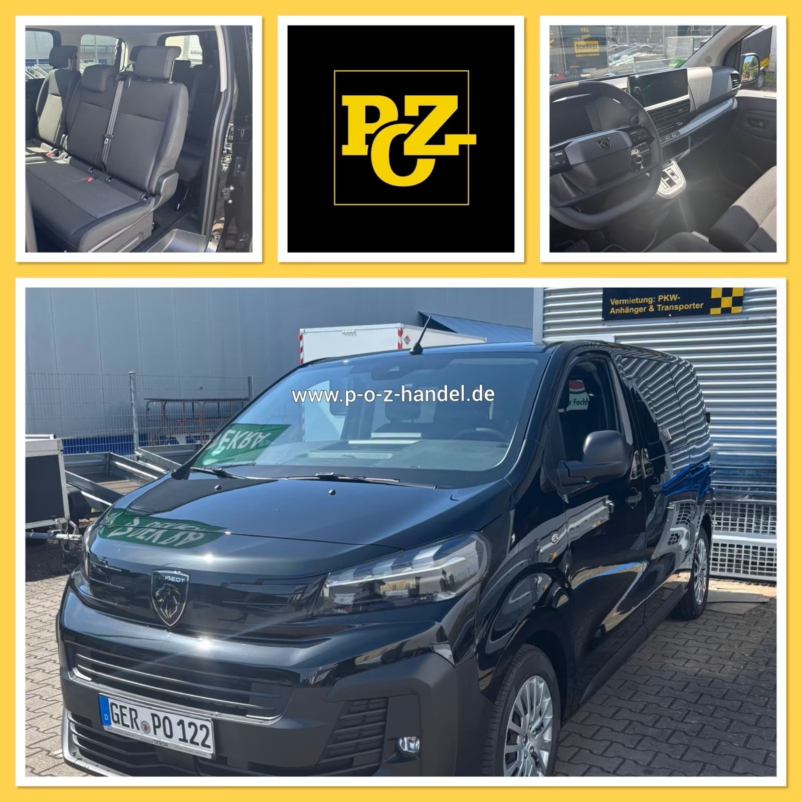 Peugeot Expert 9-Sitzer mieten – Kombi L2 mit Automatik, Klima & Navi für Ausflüge