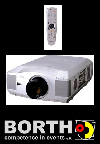 Sanyo PLC-XF45 Projektor mieten – 10.000 ANSI-Lumen LCD-Beamer für Großevents
