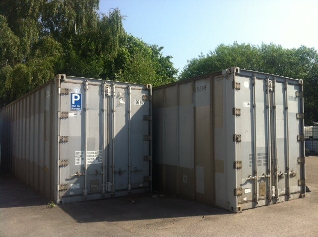 Lagercontainer 28 qm mieten – sichere Lagerung, videoüberwachtes Gelände