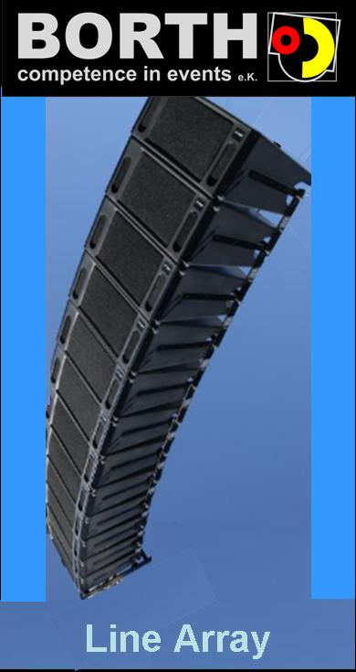 Bell Line Array Beschallungssystem mieten – Top Sound