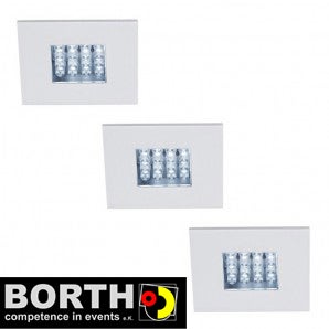 3er-Set LED Aufbau- & Unterbauleuchte mieten – weiß, energiesparend, 13 W