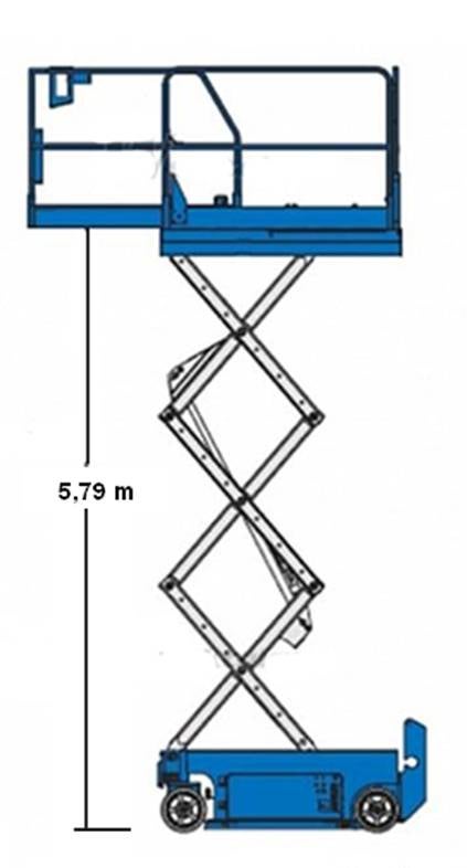 Scherenbühne Genie GS-1930 mieten – Arbeitshöhe bis 8 m, Elektro & vollhydraulisch