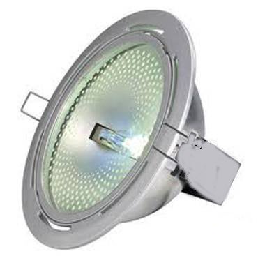 HQI Downlight 150 W mieten – elegante Einbaulampe in Silber – 3