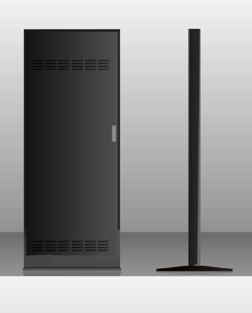 Info-Terminal Touch 55" mieten – Touchscreen-Stele für Events leihen – 3