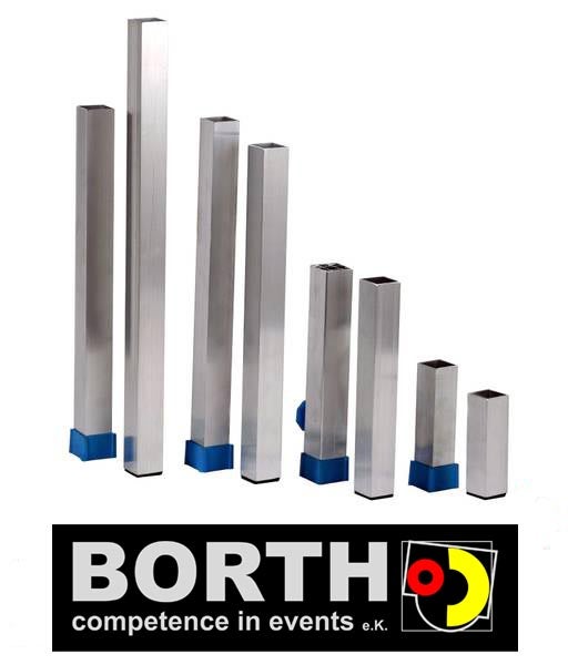 Bühnenpodest 0,9 x 0,5 m mieten – TÜV-geprüft & höhenverstellbar – 4