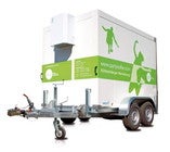 Kühlanhänger XL Tandem mieten – Tieflader 2,6 to. gebremst, Kühlaggregat 220V