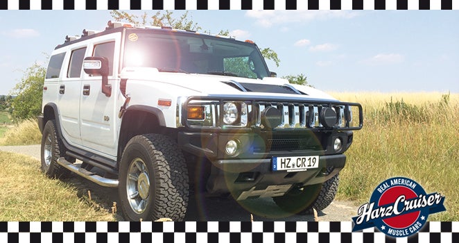 Hummer H2 mieten – weißer V8-Gigant mit 398 PS – 2