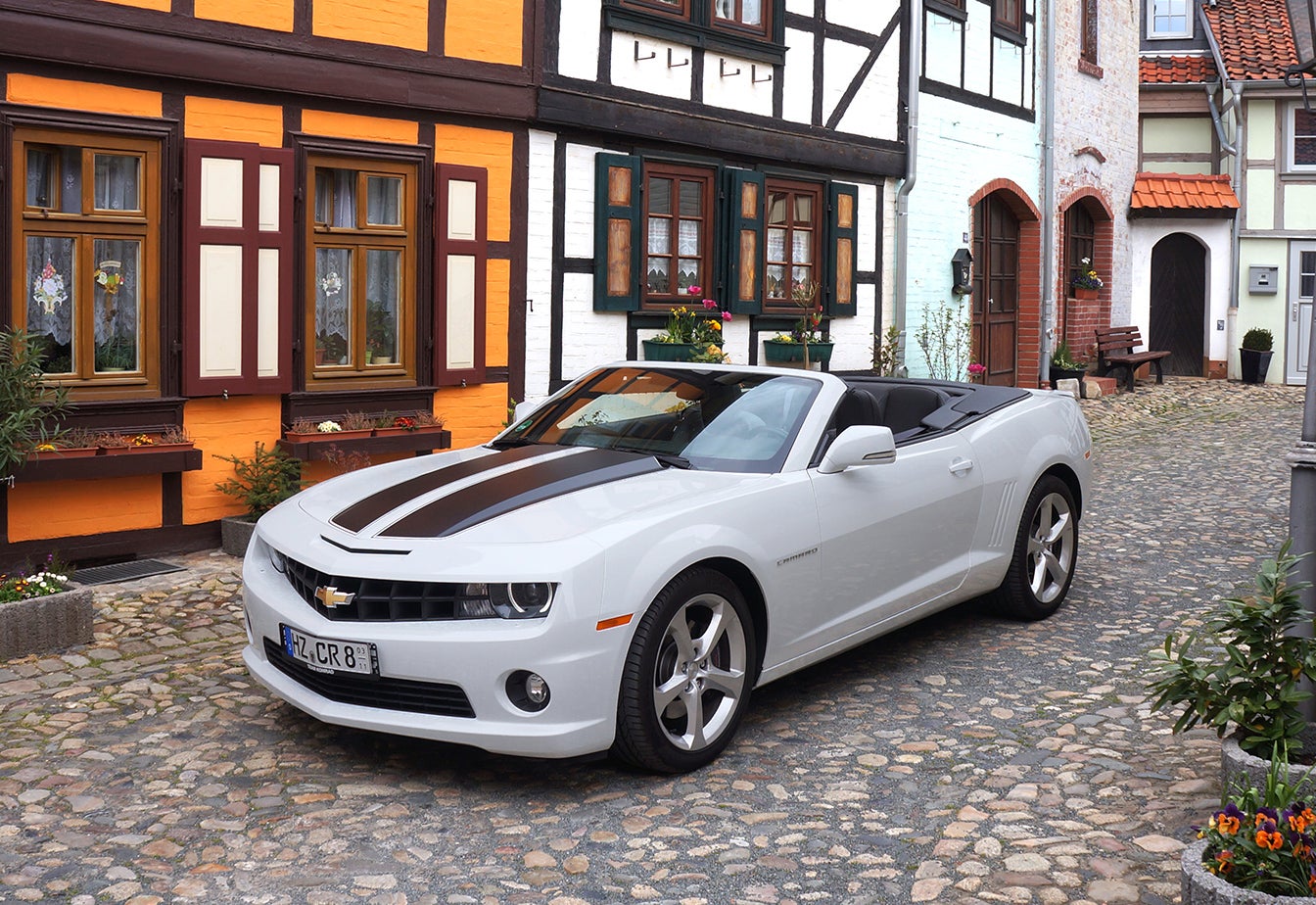 Chevrolet Camaro Cabrio mieten – 6,2 L V8, 421 PS US-Car