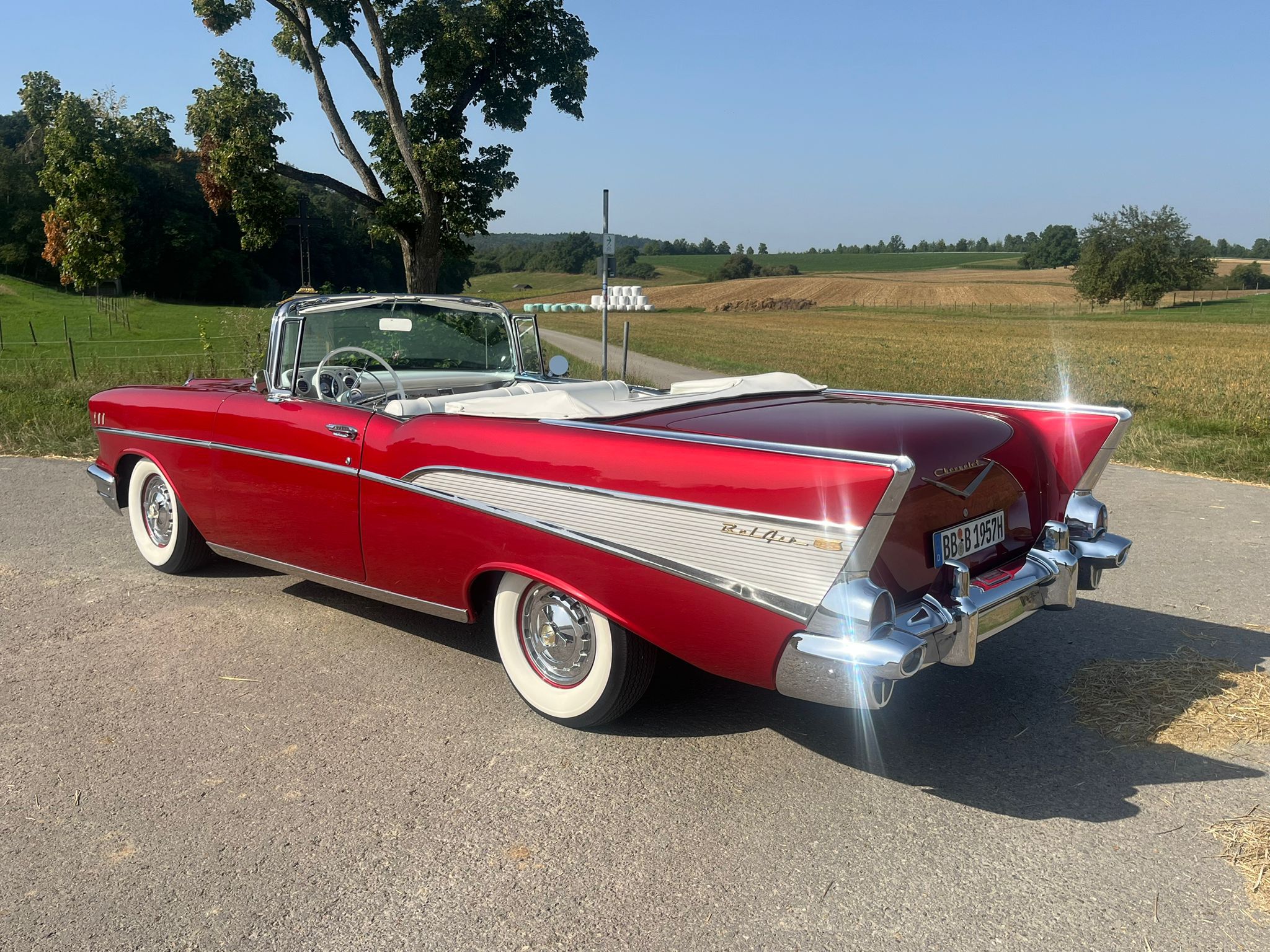 Chevrolet Bel Air Cabrio 1957 mieten – restaurierter V8 Klassiker – 2