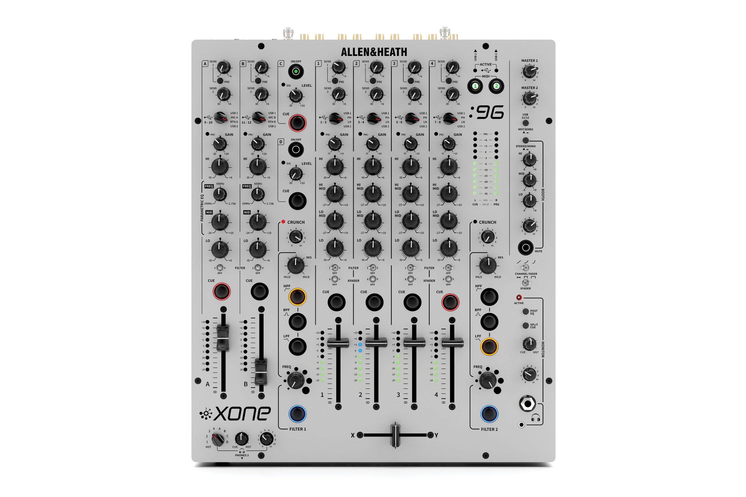 Allen & Heath Xone:96 DJ-Mixer mieten – analoger 6+2-Kanal-Club-Mixer – 2