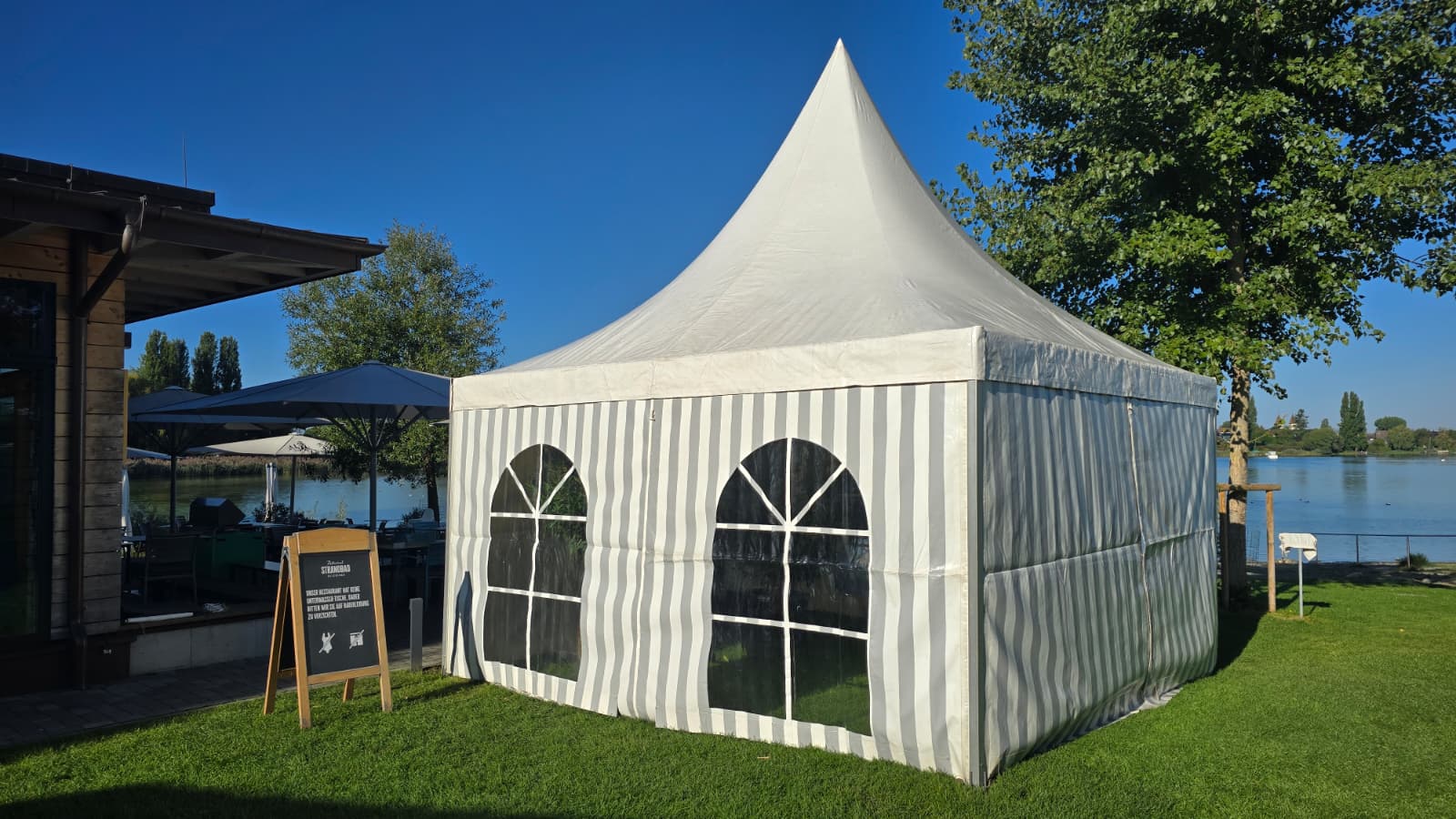 Pagodenzelt mieten – 4x4 m, 5x5 m oder 6x6 m