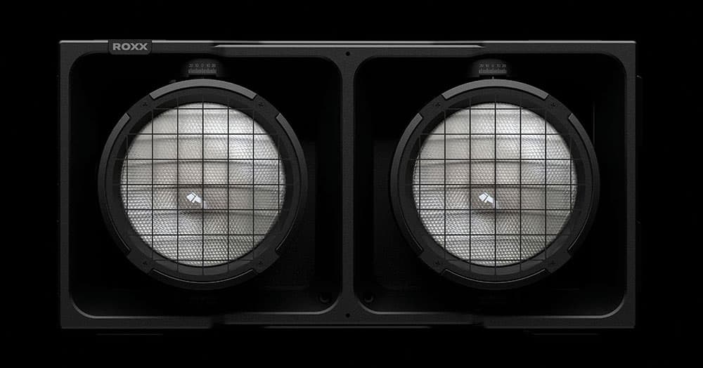 Roxx Cluster Blinder B2 FC mieten – 2x300W RGBA+WW LED-Blinder