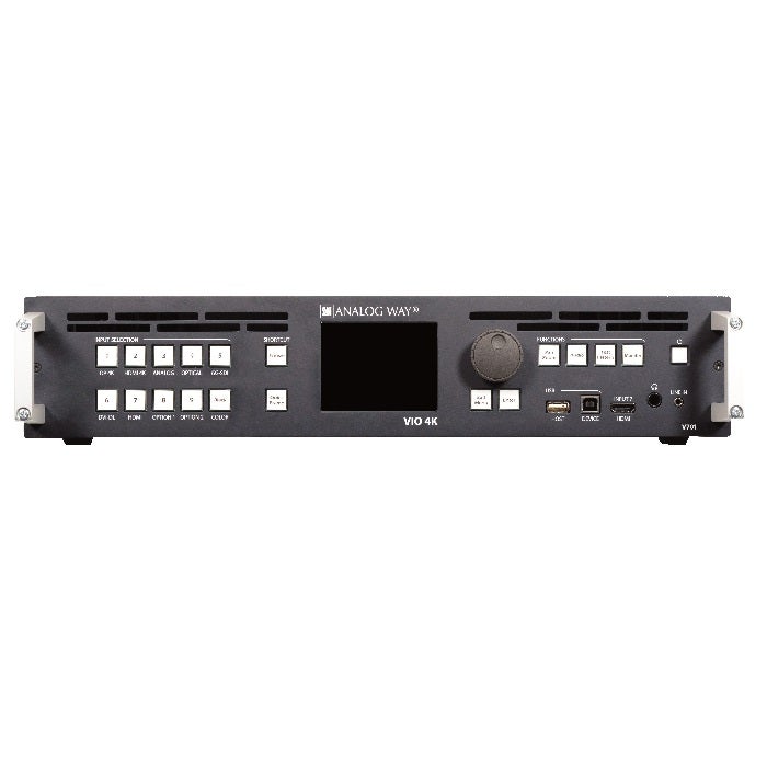 Analog Way VIO 4K (V701) Multi-Format-Konverter mieten – bis 4K@60Hz, LED-Wände