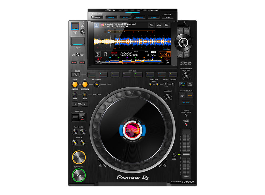 Pioneer CDJ 3000 mieten – Profi DJ-Multiplayer mit 9-Zoll-Touchscreen – 3
