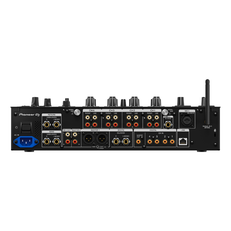 Pioneer DJ DJM-A9 mieten – 4-Kanal Profi-Club-Mixer mit 32-Bit-Wandler – 4