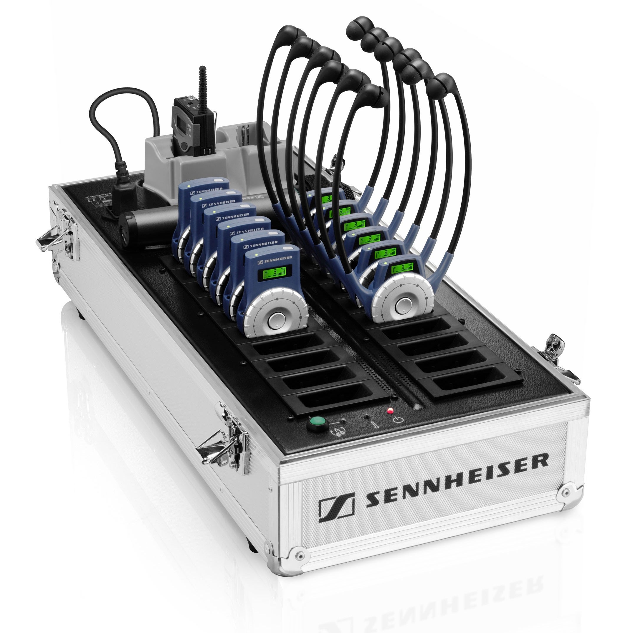 Sennheiser Tourguide System mieten – Personenführungs- & Dolmetscheranlage