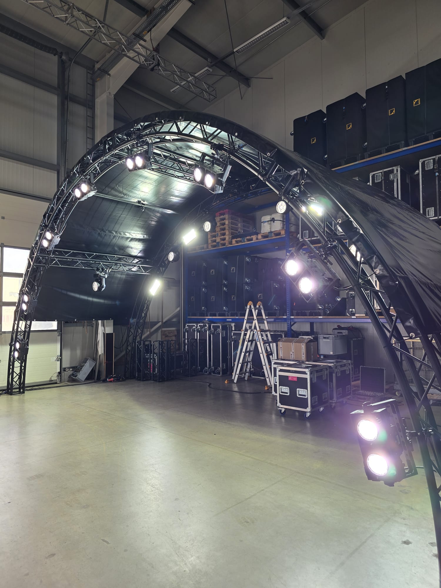 Litec Traversenkreise mieten – schwarz, QX 30, Ø 6 m und Ø 8 m – 2