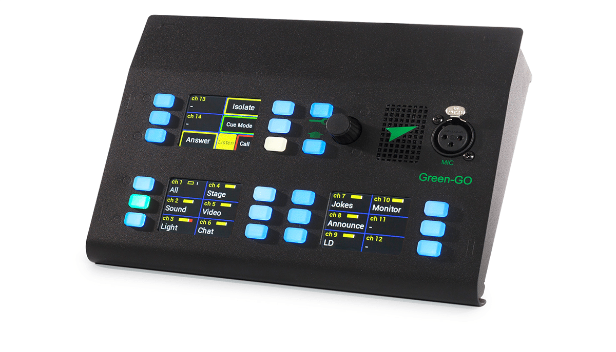 Green-GO Interkom-System mieten – digitale Intercom über Netzwerk