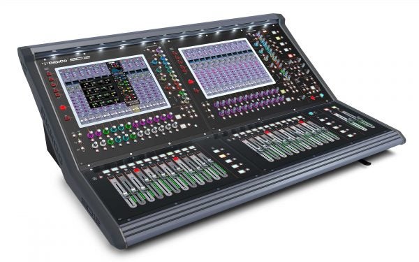 DiGiCo SD12 Digitalmischpult mieten – 96 Kanäle, 24 Fader, Dual MADI