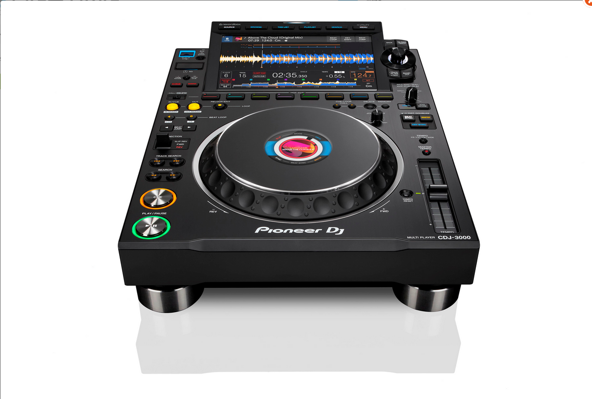 Pioneer CDJ 3000 mieten – Profi DJ-Multiplayer mit 9-Zoll-Touchscreen