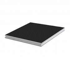 Nivtec-Bühnenpodest mieten – 100 x 100 cm, Alu-Rahmen mit Siebdruckplatte