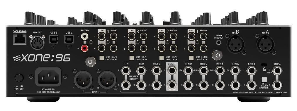 Allen & Heath Xone:96 DJ-Mixer mieten – analoger 6+2-Kanal-Club-Mixer – 3