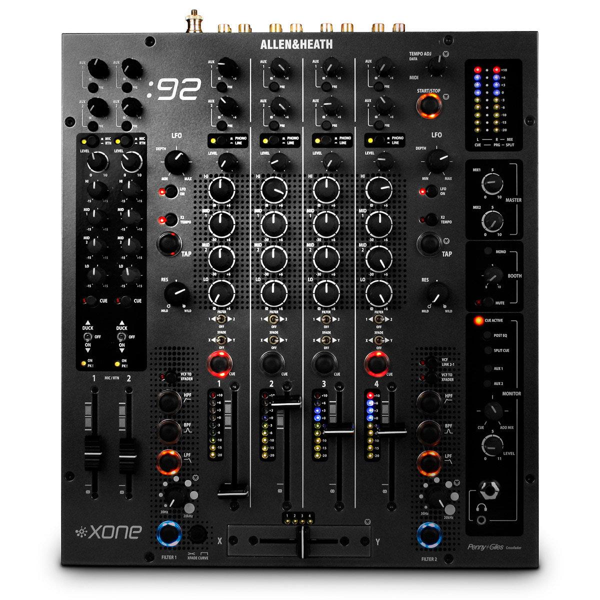 Allen & Heath Xone 92 mieten – vielseitiger Analog-DJ-Mixer mit VCF – 2