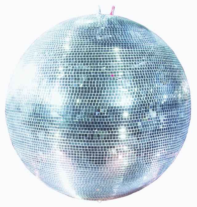 Spiegelkugel 100cm mieten – Discokugel 1m mit Echtglasfacetten