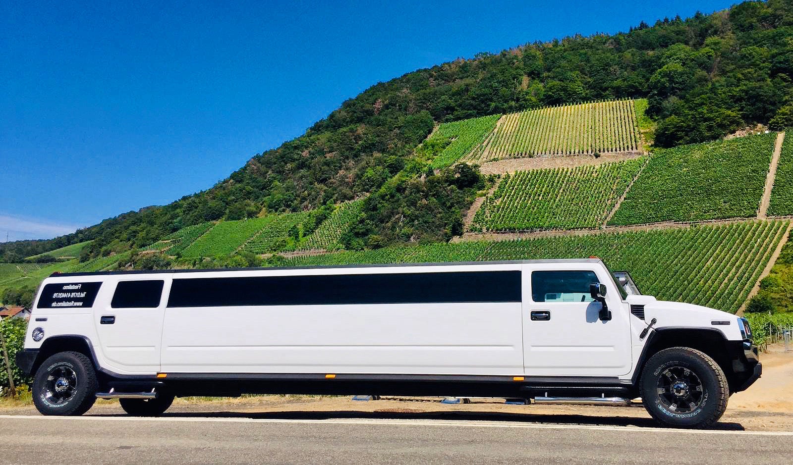 Hummer H2 Stretchlimousine in Weiß mieten – Köln, Bonn, Düsseldorf & ganz NRW – 4