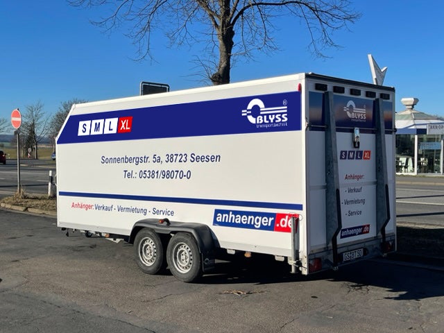 Kofferanhänger mieten – XL 2700 kg zGG mit Aerodynamik & Heckklappe, 5 m Ladefläche – 3