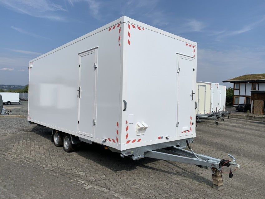 Bürowagen mieten – Bauwagen-Anhänger OFFICE 2760HTL, 2700 kg zGG, 6 m Innenlänge – 2