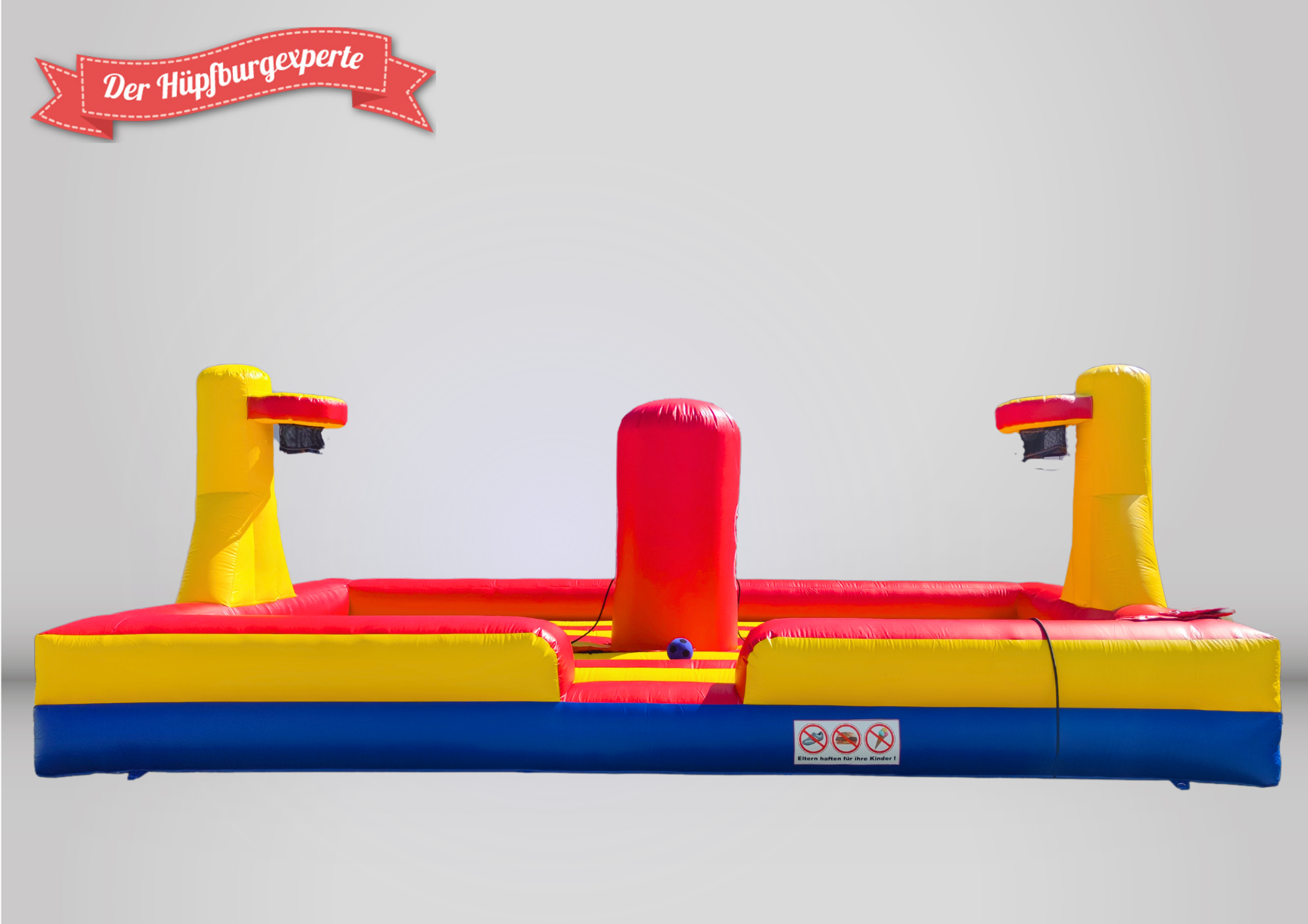 Bungee-Basketball mieten – Duell auf 8 x 6 m Plattform, DIN-geprüft, ab 6 Jahren – 2