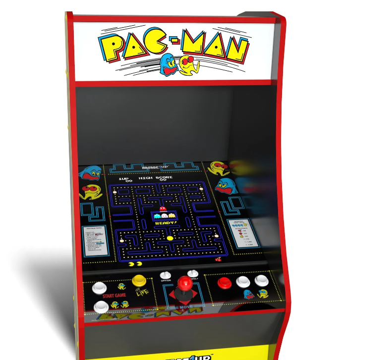 PAC-MAN Arcade-Automat mieten – Retro-Spielautomat mit 14 Klassikern & Highscore – 3