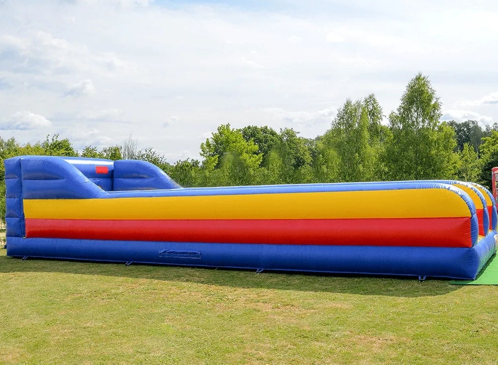 Bungee Run mieten 10x4 m – DIN-geprüftes Duellspiel für Firmenfeier, Vereins- & Schulfest – 2