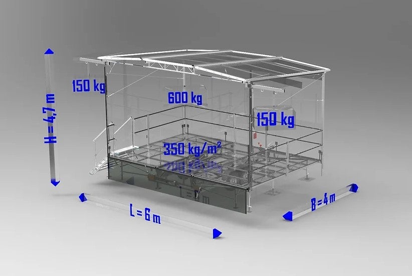 Trailerbühne mieten 6×4 m – mobile Open-Air-Bühne inkl. Auf- & Abbau – 4